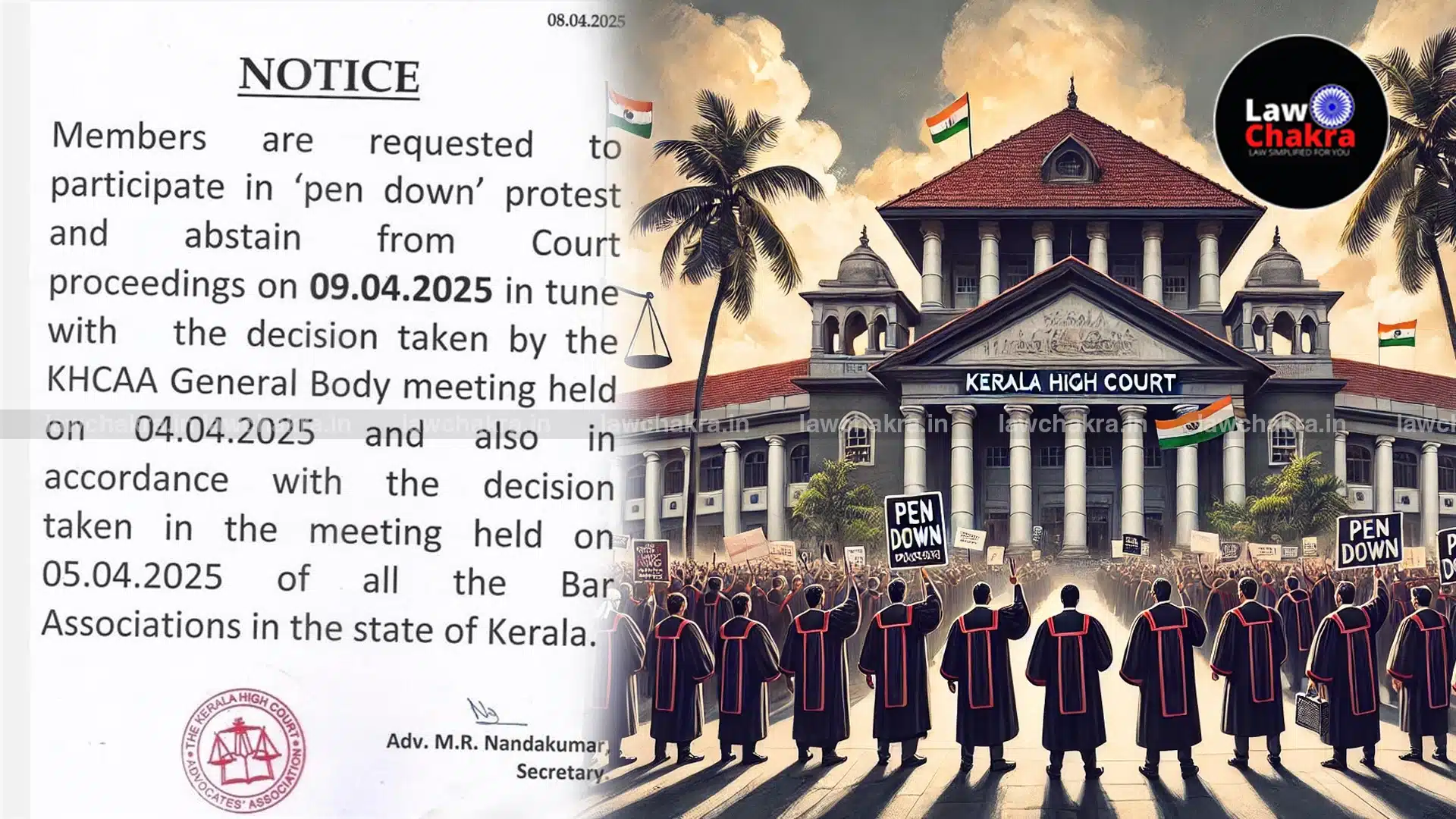 BREAKING | Kerala High Court Lawyers To Hold 'Pen Down' Protest On ...